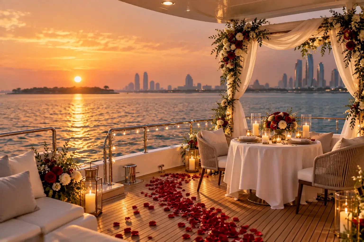 Proposal & Wedding Yachts in Abu Dhabi