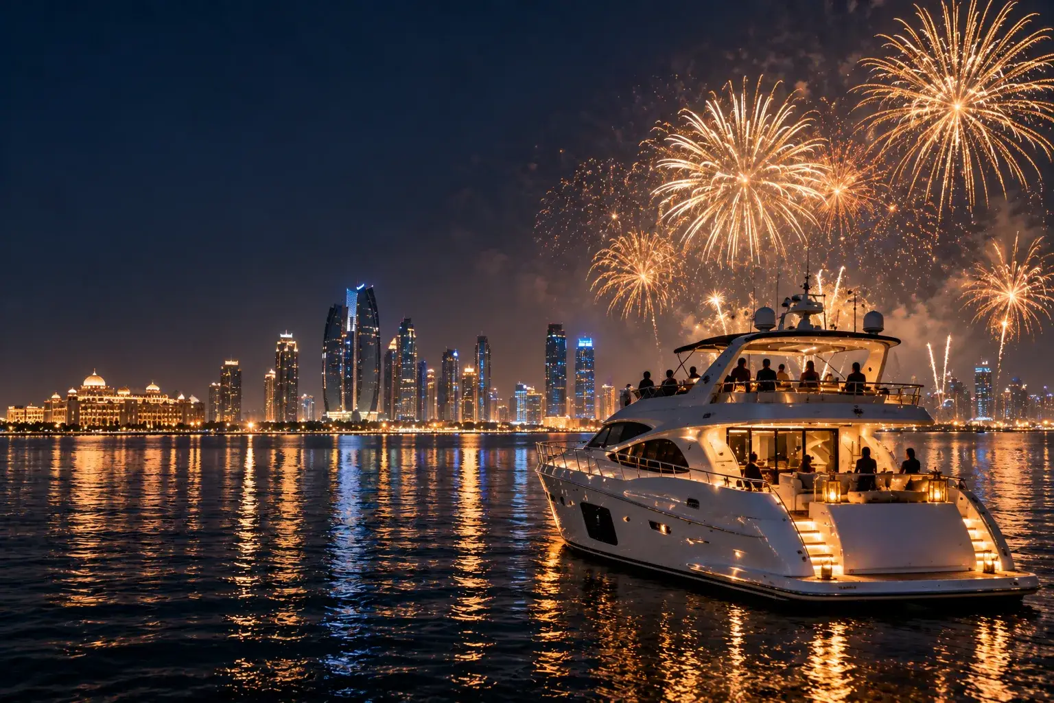New Year's Eve on a Yacht in Abu Dhabi