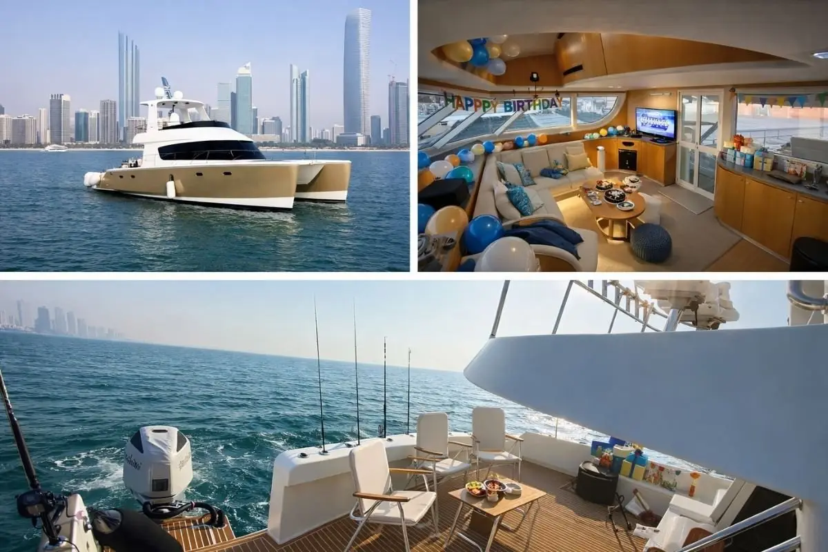 Catamaran yacht, Abu Dhabi